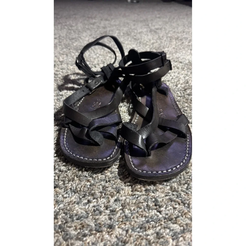 Gianluca L'Artigiano Del Cuio Leather Gladiator Sandals Italy Mens 8 Womens 10